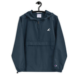 Extremely Stoked Champion Navy Blue Packable Windbreaker Jacket