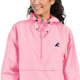 Extremely Stoked Champion Pink Packable Windbreaker Jacket