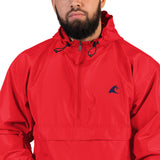 Extremely Stoked Champion Red Packable Windbreaker Jacket