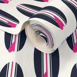 Navy Blue and Hot Pink Classic Surfboards Wallpaper - Extremely Stoked