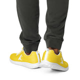 Men’s Yellow Athleisure Shoes with Extremely Stoked Epic Wave Logo