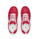 Men’s Cherry Red Athleisure Shoes with Extremely Stoked Epic Wave Logo