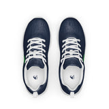 Men’s Navy Blue Athleisure Shoes with Extremely Stoked Sea Green Epic Wave Logo