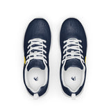 Men’s Navy Blue Athleisure Shoes with Extremely Stoked Yellow Epic Wave Logo