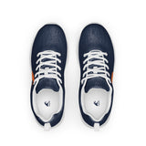 Men’s Navy Blue Athleisure Shoes with Extremely Stoked Orange Epic Wave Logo