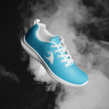 Men’s Ocean Aqua Blue Athleisure Shoes with Extremely Stoked Epic Wave Logo