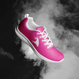 Men’s Hot Pink Athleisure Shoes with Extremely Stoked Epic Wave Logo