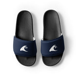 Extremely Stoked Epic Wave Logo on Classic Navy Blue Men’s Slides Sandals