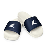 Extremely Stoked Epic Wave Logo on Navy Blue Men’s Slides Sandals