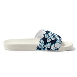 Ocean Blues Hawaiian Flowers Men’s Slides Sandals