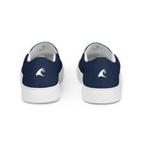 Extremely Stoked Classic Navy Blue Men’s Slip On Canvas Shoes