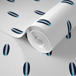 Navy Blue and Aqua Blue Classic Mini Size Surfboards Wallpaper - Extremely Stoked