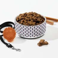 Red, White and Blue Mini Surfboards Pet Bowl - Extremely Stoked® Pets
