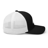 Extremely Stoked Epic Wave Black and White Trucker Cap