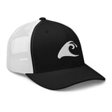 Extremely Stoked Epic Wave Black and White Trucker Cap