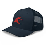 Extremely Stoked Navy Blue Trucker Cap with Red Epic Wave Logo