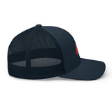 Extremely Stoked Navy Blue Trucker Cap with Red Epic Wave Logo