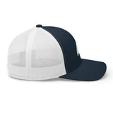 Extremely Stoked Epic Wave Navy Blue and White Trucker Cap