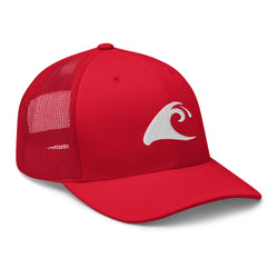 Extremely Stoked Epic Wave Red Trucker Cap