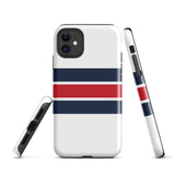 Red, White and Blue Classic Surf Stripes Tough Case for iPhone®