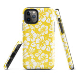 Yellow and White Hawaiian Flowers Tough Case for iPhone®