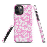 Pink and White Hawaiian Flowers Tough Case for iPhone®