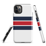 Red, White and Blue Classic Surf Stripes Tough Case for iPhone®