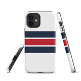 Red, White and Blue Classic Surf Stripes Tough Case for iPhone®