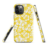 Yellow and White Hawaiian Flowers Tough Case for iPhone®