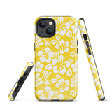 Yellow and White Hawaiian Flowers Tough Case for iPhone®