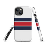 Red, White and Blue Classic Surf Stripes Tough Case for iPhone®