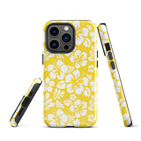 Yellow and White Hawaiian Flowers Tough Case for iPhone®