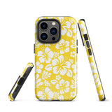 Yellow and White Hawaiian Flowers Tough Case for iPhone®