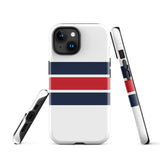 Red, White and Blue Classic Surf Stripes Tough Case for iPhone®