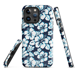 Ocean Blues Hawaiian Flowers Tough Case for iPhone®