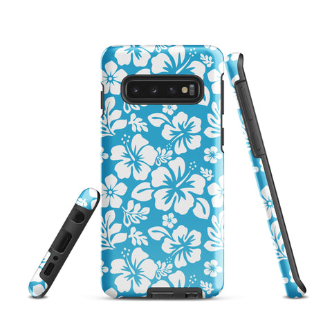 Aqua Blue Hawaiian Flowers Case for Samsung Galaxy® – Extremely Stoked® Aqua Blue Hawaiian Flowers Case for Samsung Galaxy® – Extremely Stoked®