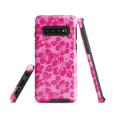 Raspberry Pinks Hawaiian Flowers Tough Case for Samsung® Galaxy Phone