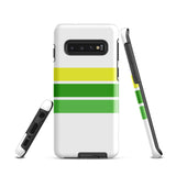 Lemon Lime Classic Surf Stripes Tough Case for Samsung® Galaxy Phone