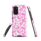 Pink and White Hawaiian Flowers Tough Case for Samsung® Galaxy Phone