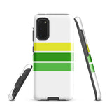 Lemon Lime Classic Surf Stripes Tough Case for Samsung® Galaxy Phone