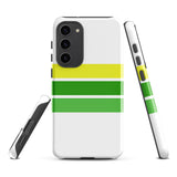 Lemon Lime Classic Surf Stripes Tough Case for Samsung® Galaxy Phone