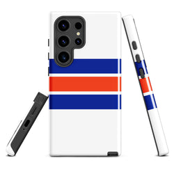 Royal Blue and Orange Classic Surf Stripes Tough Case for Samsung® Phone