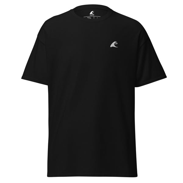 Black Cotton T-Shirt with Extremely Stoked Epic Wave Logo