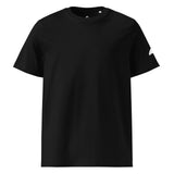 Black Organic Cotton T-Shirt with Extremely Stoked Epic Wave Logo - Extremely Stoked