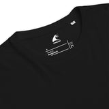 Black Organic Cotton T-Shirt with Extremely Stoked Epic Wave Logo - Extremely Stoked