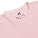 Pink Organic Cotton T-Shirt with Extremely Stoked Epic Wave Logo - Extremely Stoked