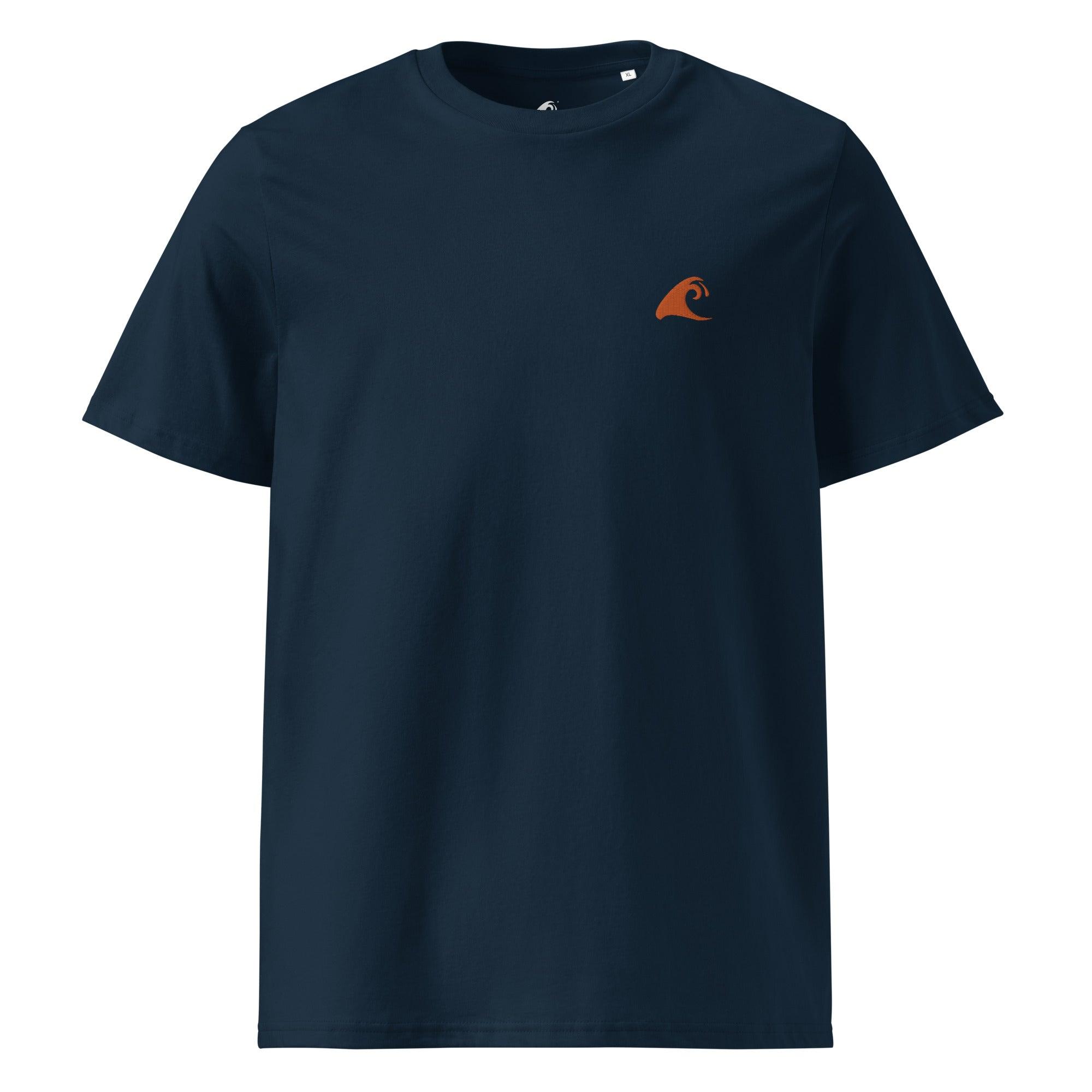 Tシャツ・カットソー STONE  NAVY BLUE COTTON T-SHIRT WITH LOGO PATCH Stone Island Navy blue cotton T-shirt with logo patch