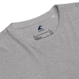 Gray Organic Cotton T-Shirt with Extremely Stoked Epic Wave Logo - Extremely Stoked