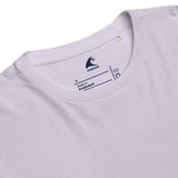 Lavender Organic Cotton T-Shirt with Extremely Stoked Epic Wave Logo - Extremely Stoked