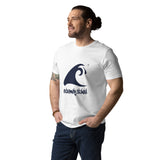 Extremely Stoked Epic Wave on White Organic Cotton T-Shirt